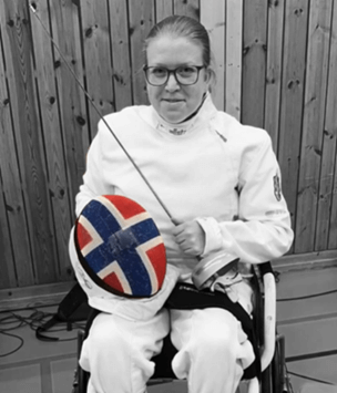 Catherine Bergan in action