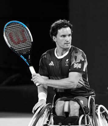 Gordon Reid in action