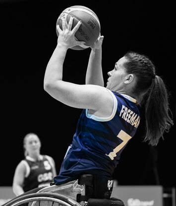 Helen Freeman  in action