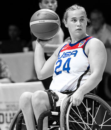 Lindsey Zurbrugg in action