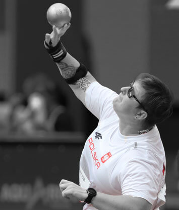 Lucyna Kornobys in action