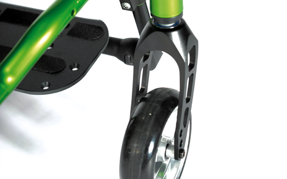 Lightweight castor fork