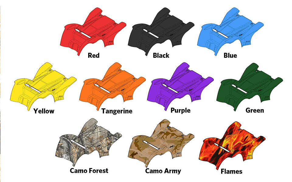 Colour and finish options