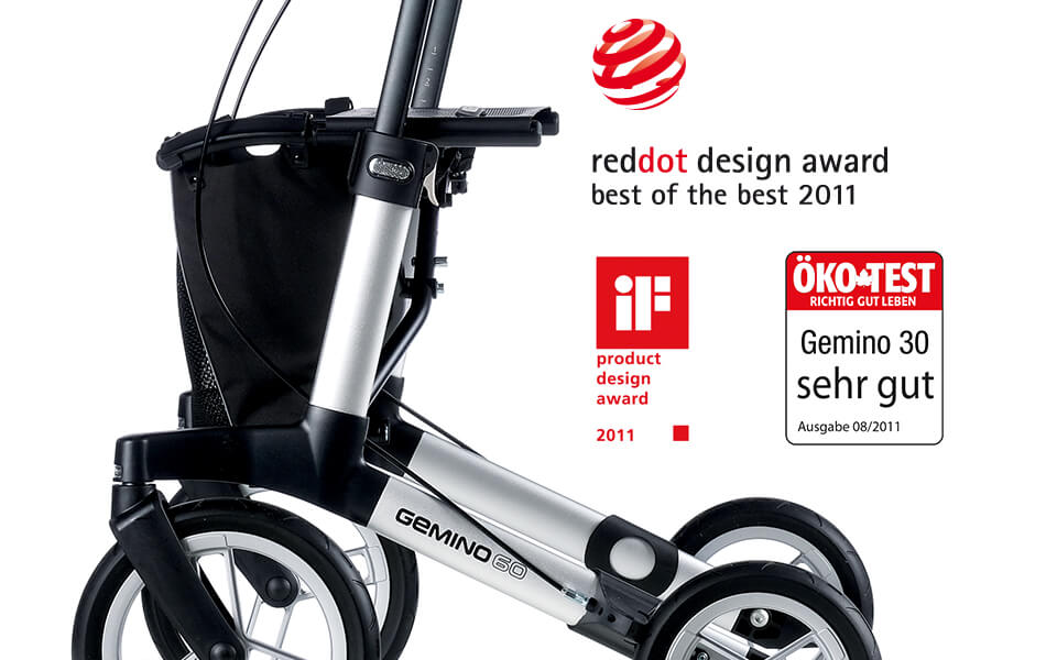 100% Gemino rollator