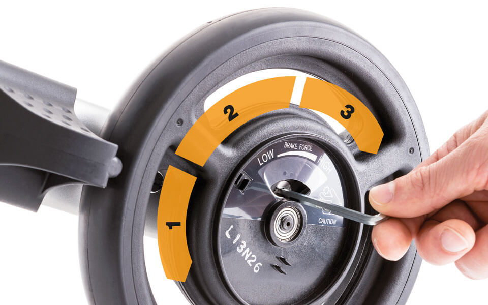 SpeedControl braking system for maximum security